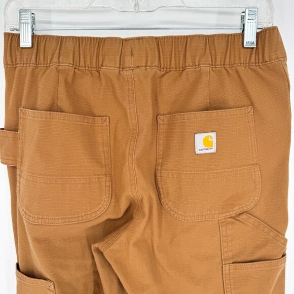 Carhartt Force Relaxed-Fit Ripstop Work Pants In Carhartt Brown Womens Size XS - Picture 10 of 15